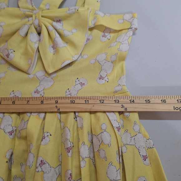 Rare Lane Bryant Retro Rockabilly Swing Dress Poodle Print Whimsical Small Artsy - Picture 9 of 13